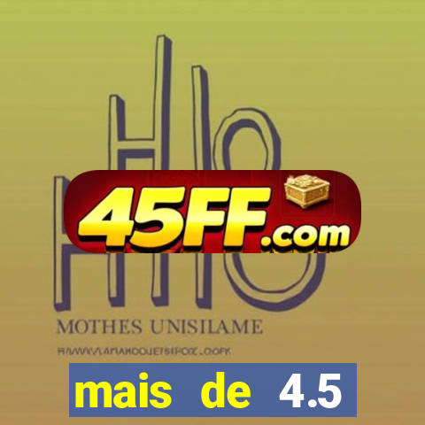 mais de 4.5 escanteios o que significa